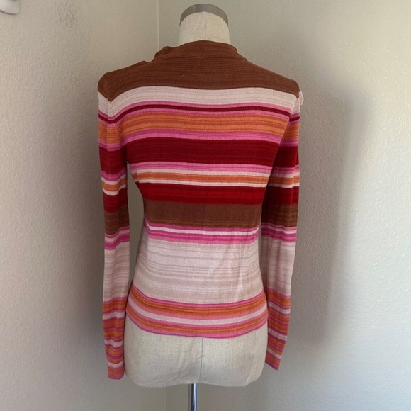 Free People Show Off Your Stripes Pullover Sweater - Multicolor - Size S - Picture 5 of 7